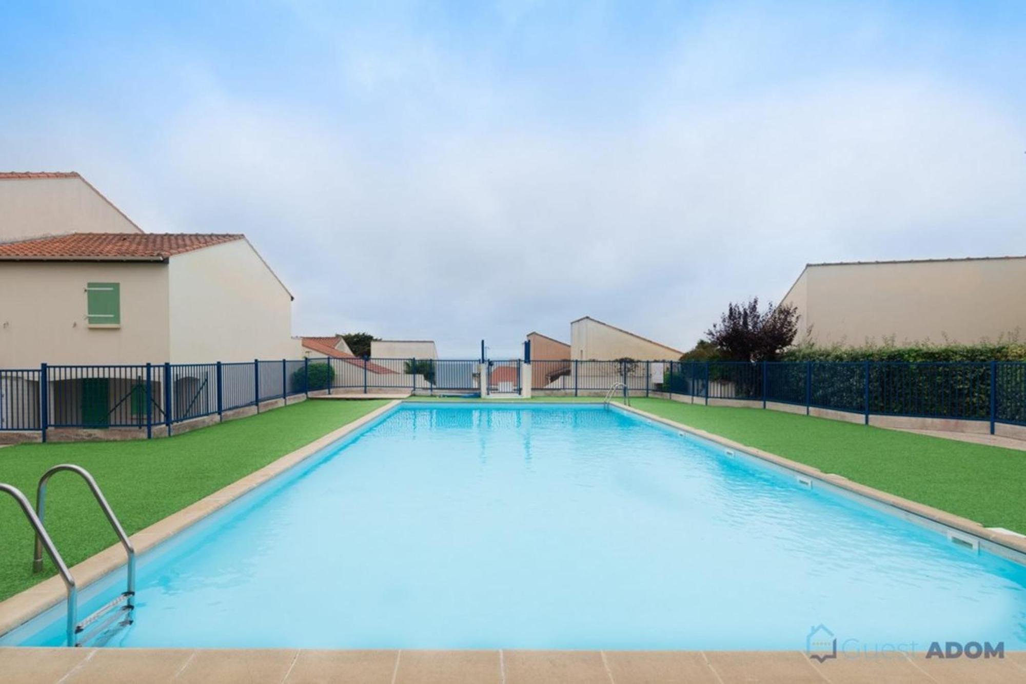 T2 Dans Une Residence Avec Piscine La Bernerie-en-Retz Buitenkant foto